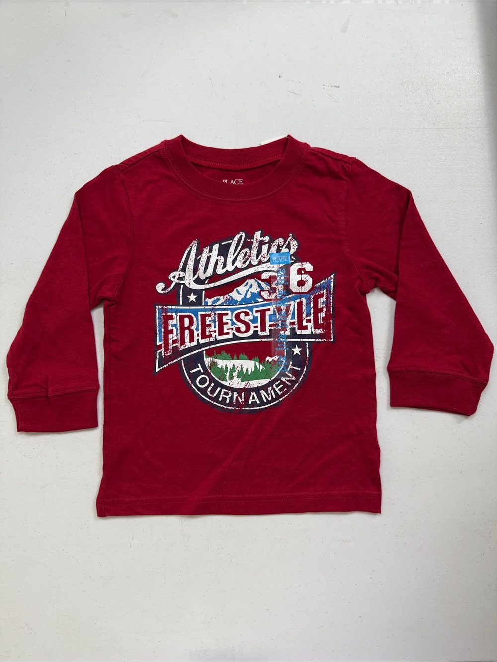 The Children’s Place Red Boy’s Long Sleeve Tee